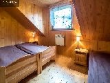 Domek z drewna - sypialnia